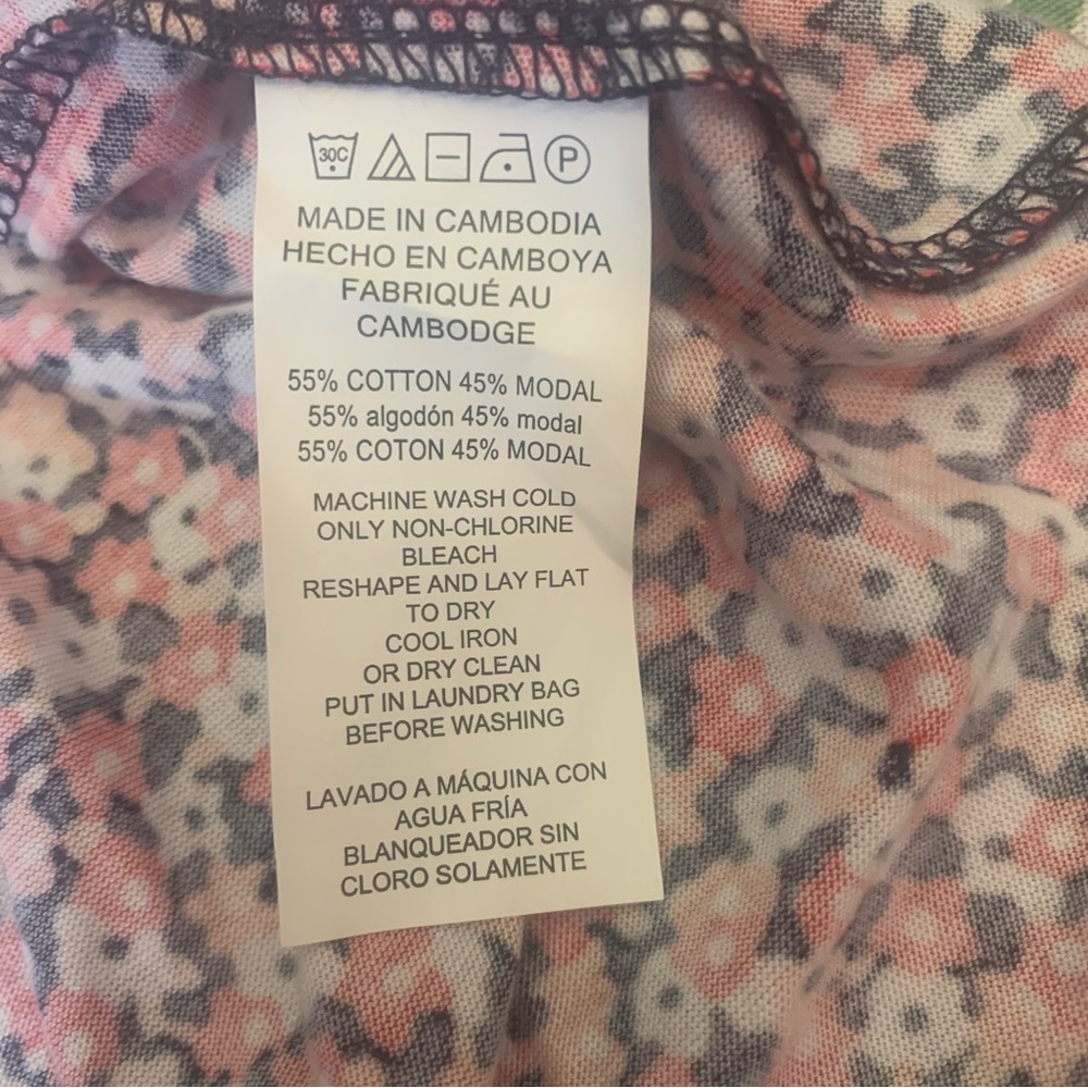 ❤️Price Drop❤️Michael Kors Relaxed Red 3/4 Sleeve Blouse - Picture 8 of 9